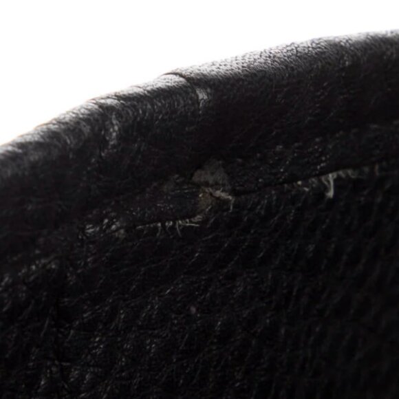 Prada Buckle Tote Bag Navy Tessuto Nylon Black Leather Trim w/Adjustable Handles - Picture 4 of 10